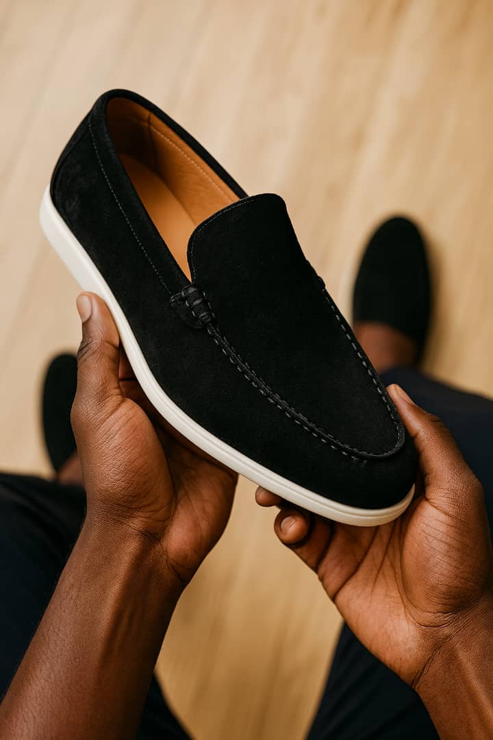 AMARI SUEDE LOAFERS