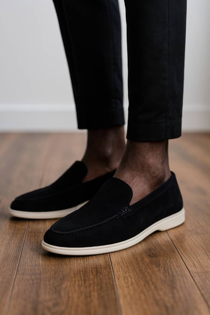 AMARI SUEDE LOAFERS